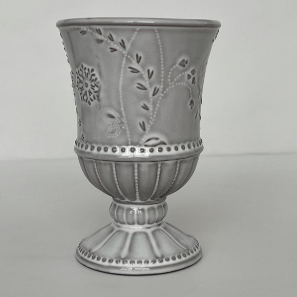 Ceramic Countertop Bathroom Set 2pc Toothbrush Holder with Tumbler - Picture 6 of 9